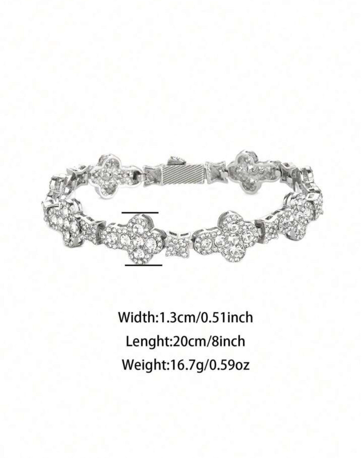 Cluster Cross Bracelet